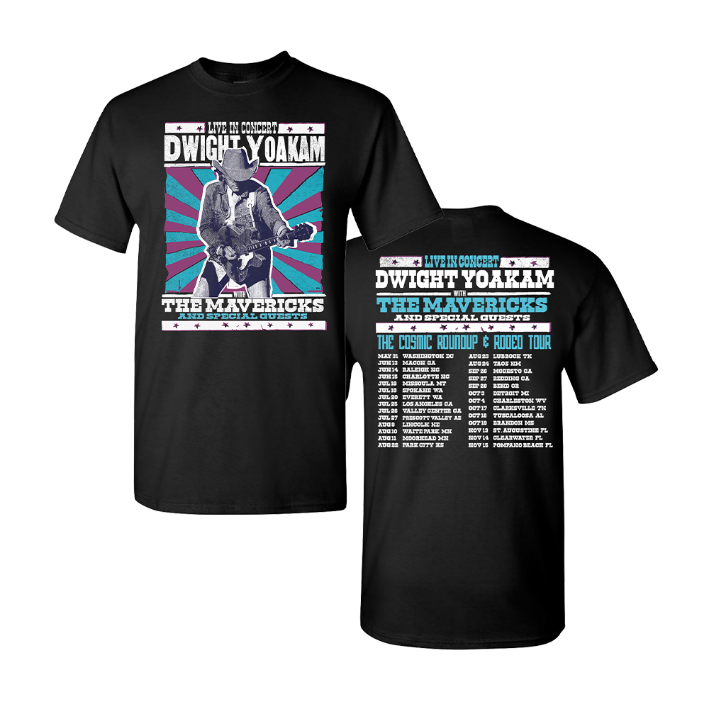 Dwight Yoakam with the Mavericks T-Shirt