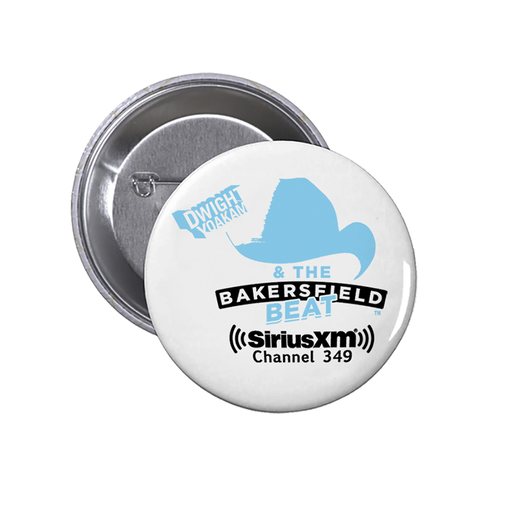 Bakersfield Beat Button Pin