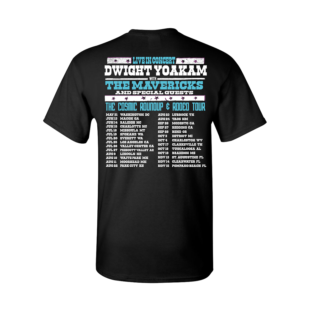 Dwight Yoakam with the Mavericks T-Shirt