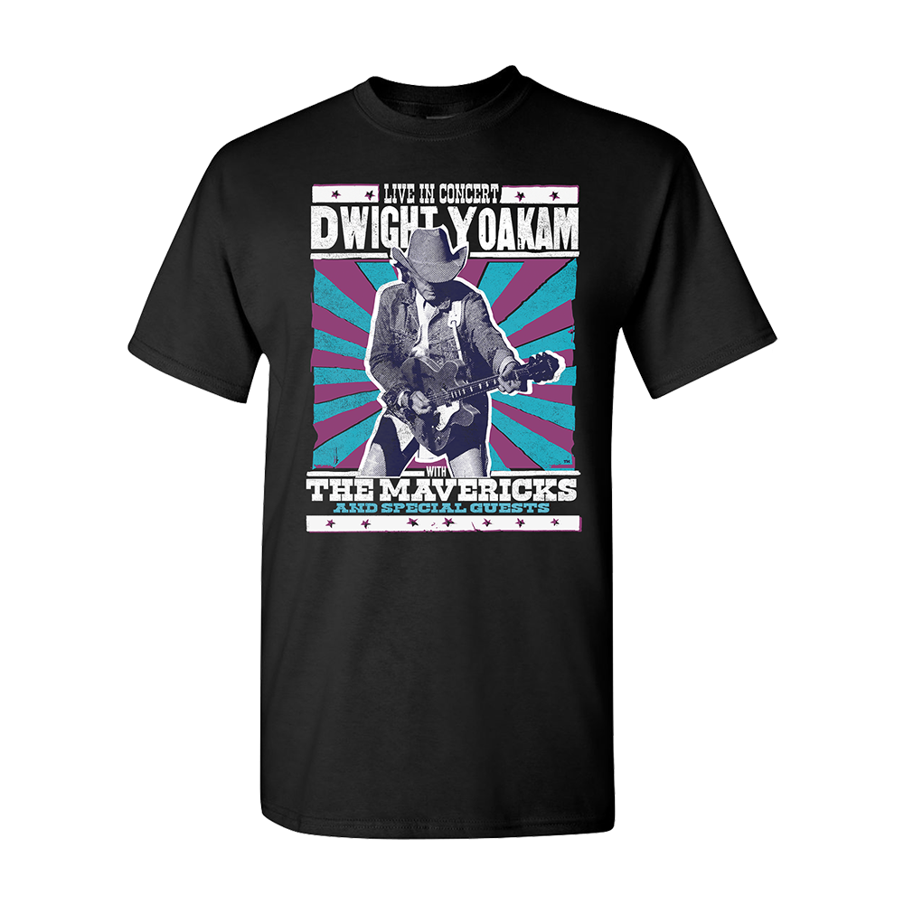 Dwight Yoakam with the Mavericks T-Shirt Dwight Yoakam with the Mavericks T-Shirt