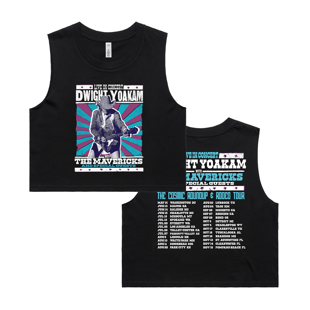 Dwight Yoakam with the Mavericks Crop Tank