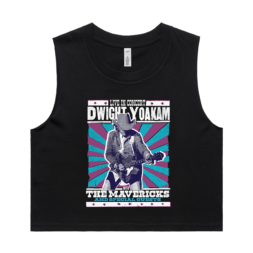Dwight Yoakam with the Mavericks Crop Tank