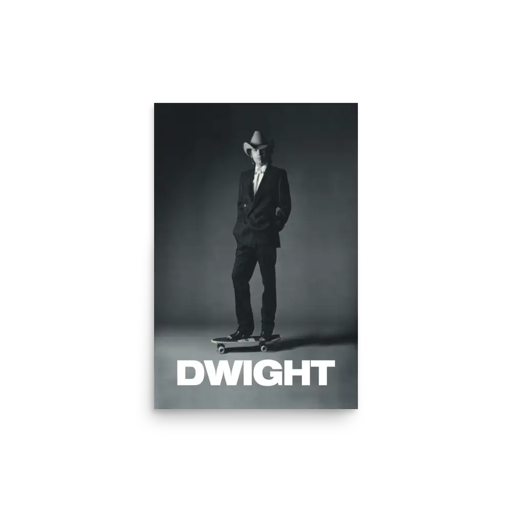 Dwight Skateboard Poster