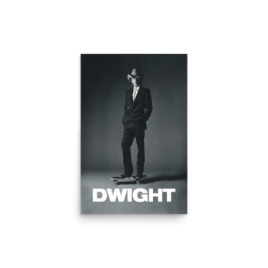 Dwight Skateboard Poster