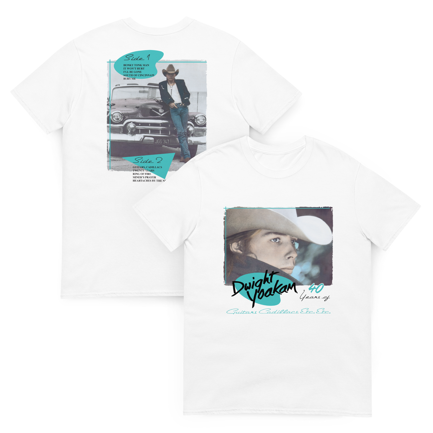 OG Guitars Cadillacs 40th Anniverary T-Shirt