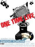 One Time Live Poster – Guitars, Cadillacs